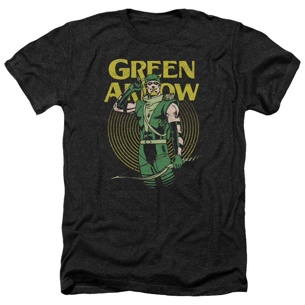 Download Green Arrow Pull Retro Adult Heather Hoodie | TeeShirtPalce