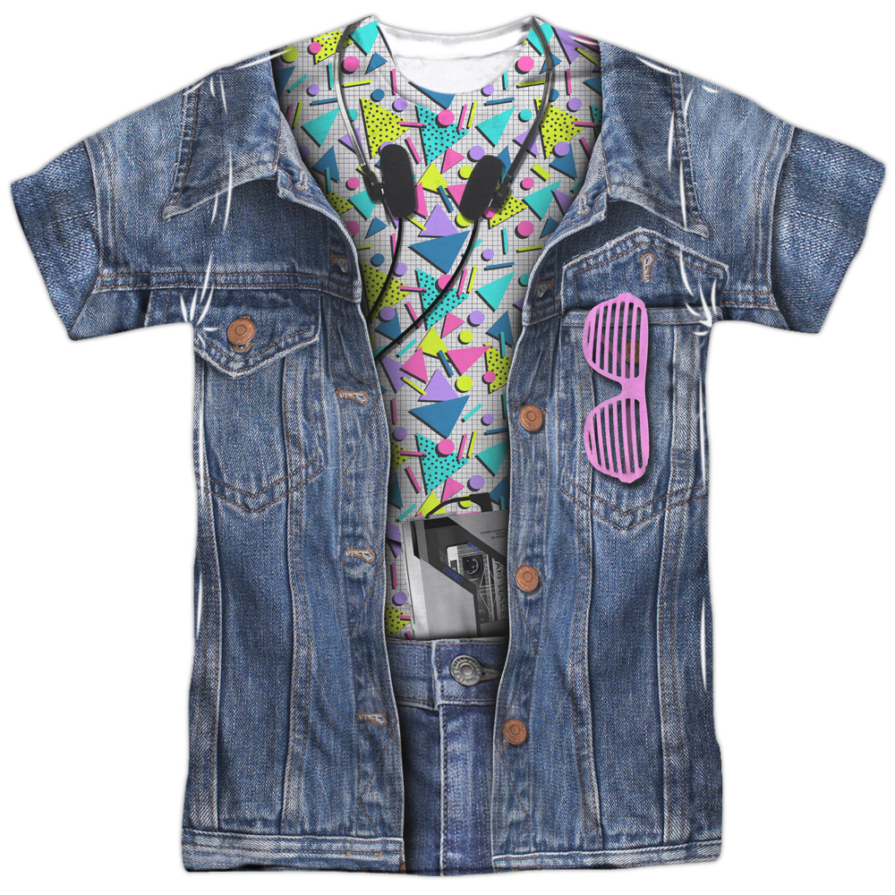 Trevco Originals Tuxedo Costume Front Back Licensed Sublimation Adult T-Shirt