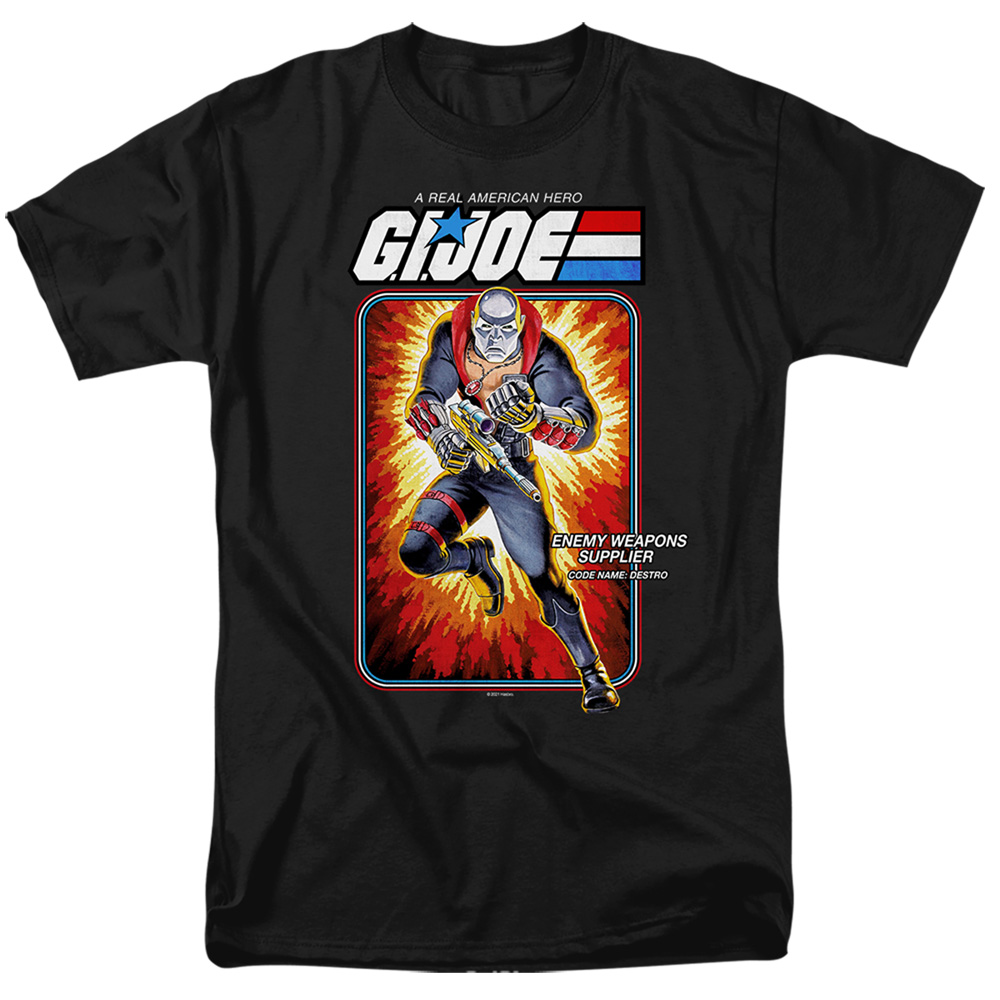 G.I. Joe Destro Card Unisex T-Shirt - Official Licensed Adult Tee