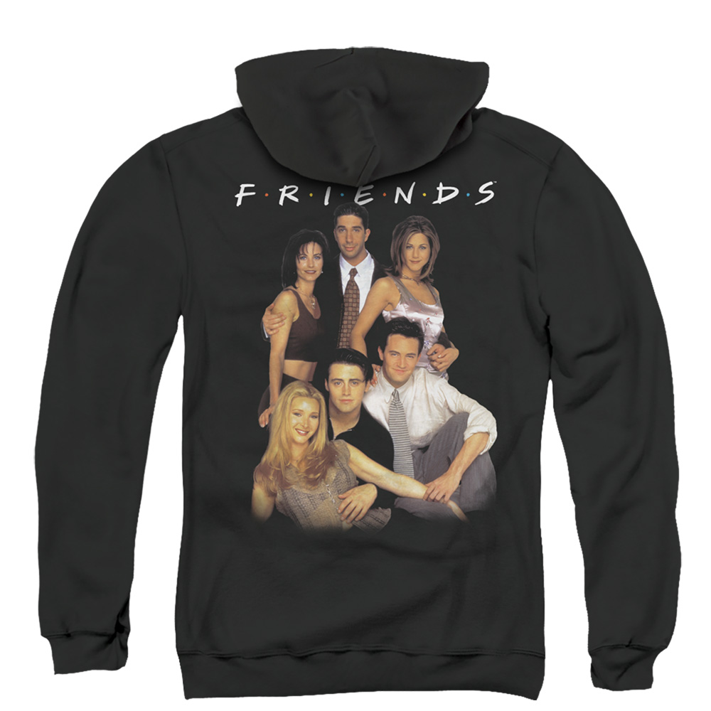 Friends Back Up Adult Sweatshirt Back Print 